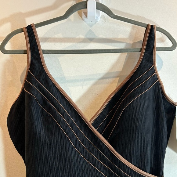 BALTEX Sz 18L One Piece Swimming Suit Bathing Suit Shape Hugging NEW WITH TAG - Picture 2 of 9